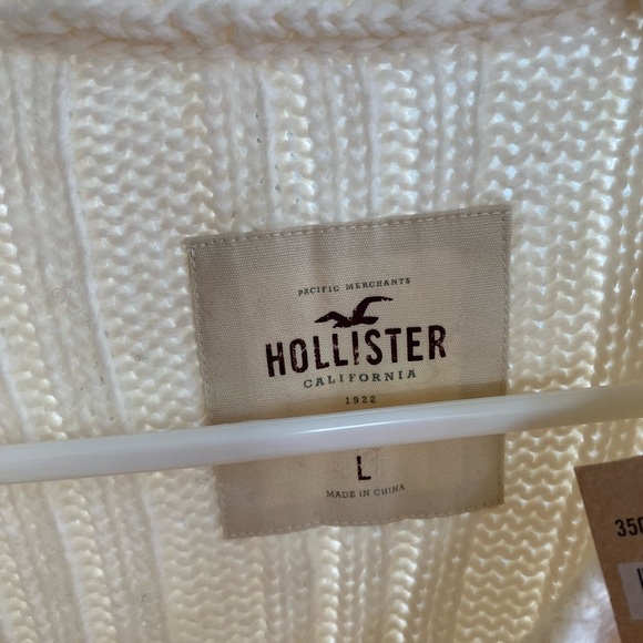 Hollister cream sweater size large - Picture 5 of 13